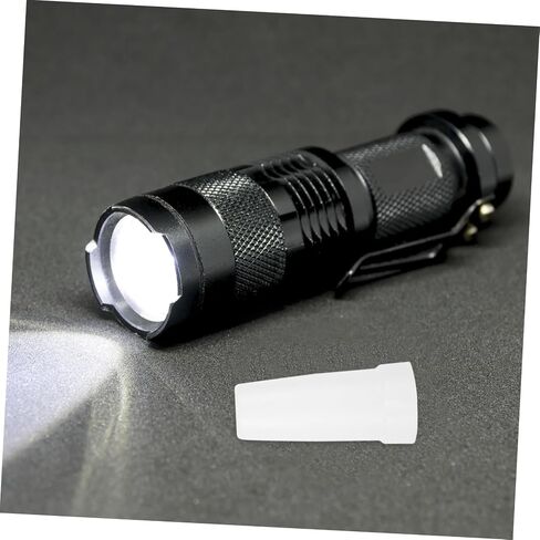 TEHAUX Flashlight Diffuser Filter Soft Light Cover for LED Camping Light Lightweight Eye Protection Compatible Flashlights for Reading and Outdoor Use in Saudi Arabia