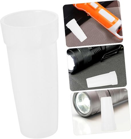 TEHAUX Flashlight Diffuser Filter Soft Light Cover for LED Camping Light Lightweight Eye Protection Compatible Flashlights for Reading and Outdoor Use in Saudi Arabia