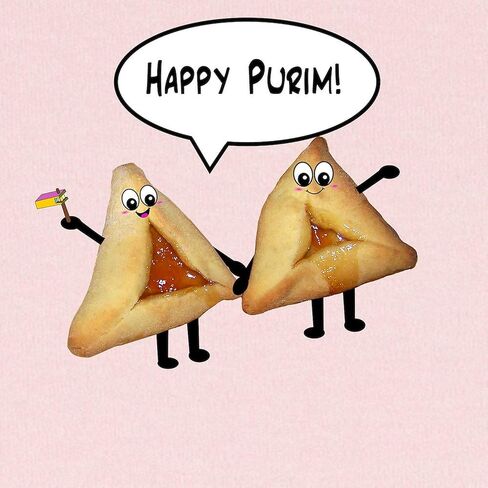 تي شيرت CafePress Happy Purim Hamantaschen بأكمام طويلة للرضع تي شيرت لطيف بأكمام طويلة للأطفال الرضع in Kuwait