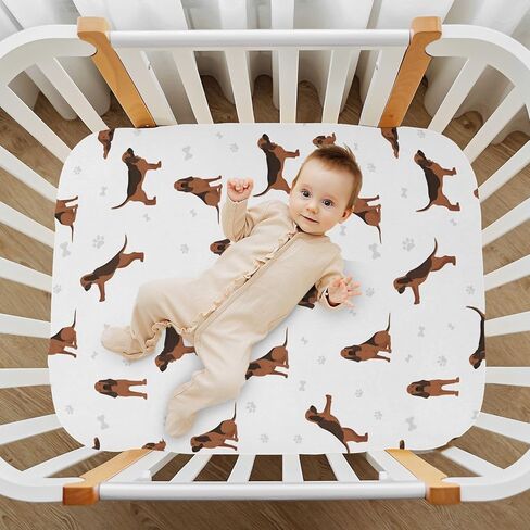 Gingerbread House Christmas Tree Pink Fitted Crib Sheets Stretchy Portable Playard Sheets for Baby Toddler, Breathable Soft Mini Crib Mattress 52 x 28 in for Boys and Girls in Kuwait