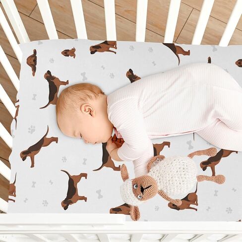 Gingerbread House Christmas Tree Pink Fitted Crib Sheets Stretchy Portable Playard Sheets for Baby Toddler, Breathable Soft Mini Crib Mattress 52 x 28 in for Boys and Girls in Kuwait