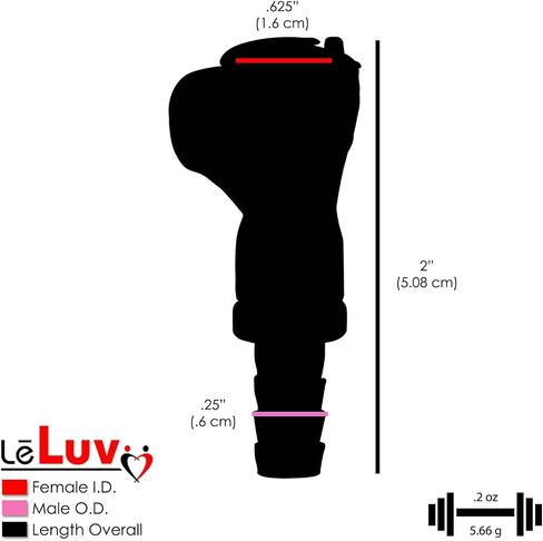 LeLuv Vacuum Fitting Female-to-Male Quick-Release Valve Adapter Part for 1/4 inch Hose Single in Saudi Arabia