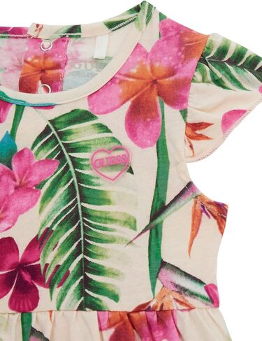 GUESS baby-girls Eco Short Sleeve Stretch Jersey Dress and Diaper Cover in Saudi Arabia
