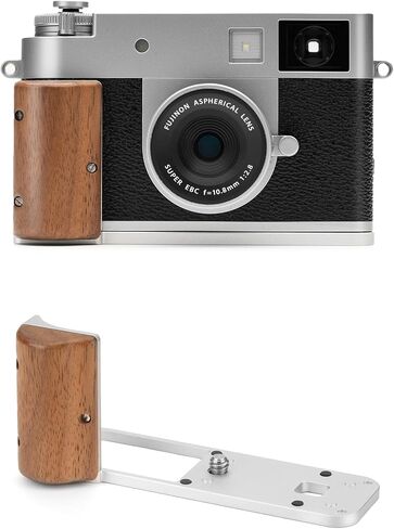 L-Shape Wooden Grip for FUJIFILM X-Half (Walnut+Black) in Saudi Arabia
