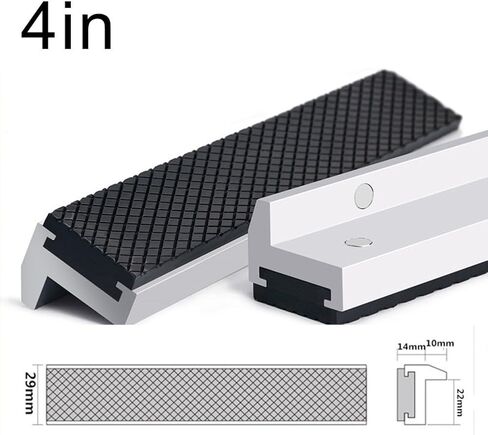 Magnetic Soft Pad Jaw Rubber 2pcs Set for Metal Vise with Strong Magnetic Hold and Anti Slip (6inch) in Saudi Arabia