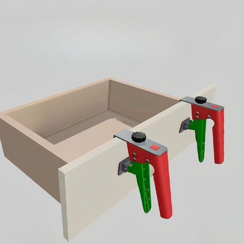 User Friendly Adjustable Drawer Clamp for Professional Installation of Cabinets and Drawers (2pcs Small Clips) in Kuwait