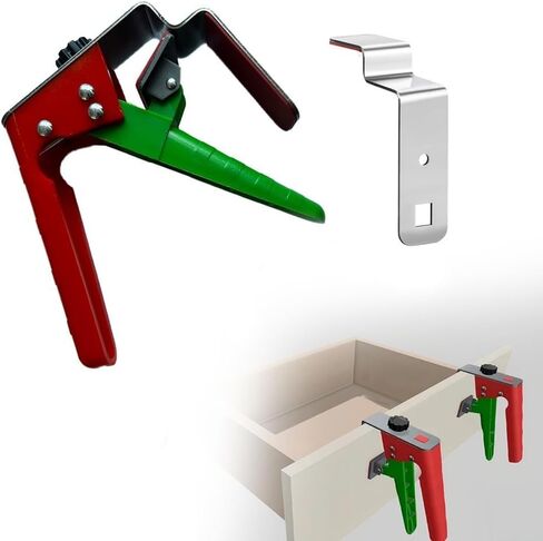 User Friendly Adjustable Drawer Clamp for Professional Installation of Cabinets and Drawers (2pcs Small Clips) in Kuwait