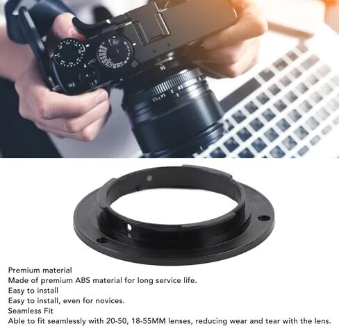 GOWENIC Bayonet Mount Circle لـ NX100، NX10، NX11 20-50 مم، 18-55 مم، مع مادة، دائرة حربة الكاميرا، ABS، قطع غيار مثالية in Kuwait