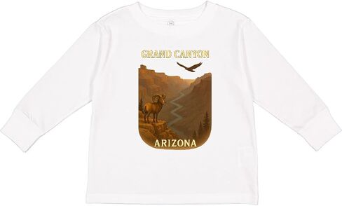 inktastic Grand Canyon Arizona Wild Nature Toddler Long Sleeve T-Shirt in Saudi Arabia