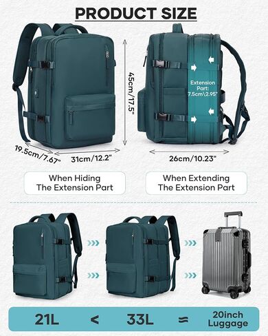 coofay فراغ حقيبة الظهر السفر مع مضخة حقيبة السفر مع نظام فراغ ضغط حقائب الظهر للسفر Easyvacpack Vacpack حقائب الظهر تحمل الأمتعة in Kuwait