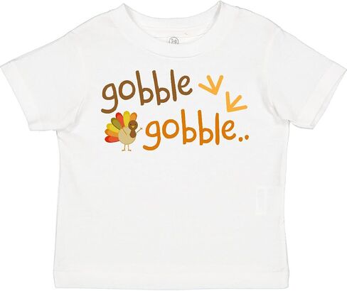 inktastic Gobble Gobble Thanksgiving Toddler T-Shirt in Saudi Arabia