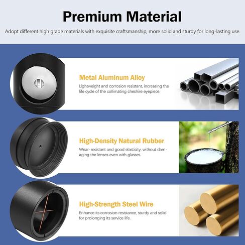 Astromania 2" to 1.25" Telescope Eyepiece Adapter - Bundle with - 1.25Inch Metal Collimating Cheshire Eyepiece Without Laser in Saudi Arabia