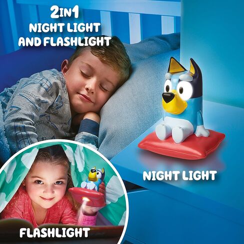 Bluey 2 in 1 Bedtime Handy Flashlight - LED Night Light with Auto-Off Timer in Saudi Arabia