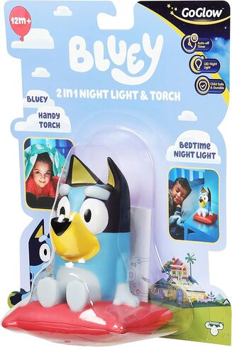 Bluey 2 in 1 Bedtime Handy Flashlight - LED Night Light with Auto-Off Timer in Saudi Arabia