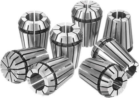 HARFINGTON 6pcs Spring Collet Chuck ER32 1/4" - 5/8" 65Mn Spring Steel Precision Router Collets for CNC Engraving Milling Lathe Tool in Saudi Arabia