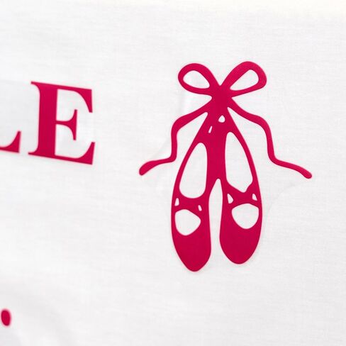 A Little Ballerina Is On The Way Decal - Ballet Princess Theme Baby Shower Decorations, Gender Reveal Ballet Dancer Party Sign, Birthday Balloons Arch Backdrop Photo Props in Saudi Arabia