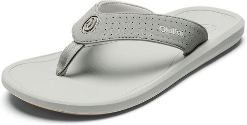 OLUKAI Ki'i Men's Beach Sandals, Quick-Dry Flip-Flop Slides, Water Resistant & Lightweight, Compression Molded Footbed & Ultra-Soft Comfort Fit in Saudi Arabia