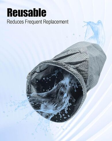 HEPA Cartridge Pre-Filter with Clamp Fit for Vacmaster VK811PH VK1011SIWTH Vacuum Cleaner Replace VKPF001 in Saudi Arabia