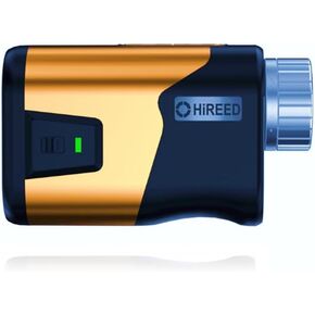 HiREED Golf Rangefinder with Slope 1200 Yards Laser Range Finder Golf Continuous Scan Flag Lock Vibration, 7X Magnification Strong Magnet Rechargeable Range Finders with Magnet Stripe Slope swtich