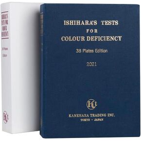 Kanehara Ishihara Test Chart Books, for Color Deficiency-38 Plate (Complete Edition) Book
