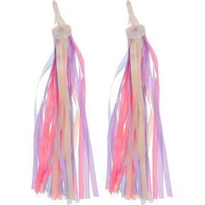 إكسسوارات مقود الدراجة للأطفال من BESPORTBLE، ملحقات مقابض الدراجات للفتيات والفتيان، شريط شرابة للدراجة وديكورات مقود الدراجة، زوج واحد (أرجواني) in Kuwait