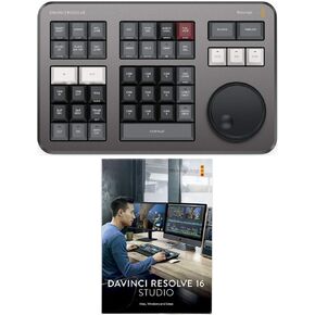 Blackmagic Design DaVinci Resolve Studio (Activation Key) with DaVinci Resolve Speed Editor Bundle (2 Items)