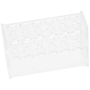 Acrylic Clear Test Tube,12 Sockets Clear Acrylic Test Tube Rack,Acrylic Test Tube Holder Lab Stand Rack for 10ML Test Tubes
