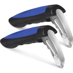 Milifox 2 Pack Car Support Handle Assist - Portable Multifunction Auto Vehicle Support Handle Insert Door Latch Car Handle for Getting in and Out of Car