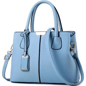 Dayfine Top Handle Handbags for Women Faux Leather Satchel Handbag Tote Bags Purse Ladies Briefcase Shoulder Crossbody Bag