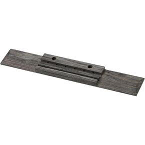 MECCANIXITY Guitar Bridge Rosewood 2 String 178x30x8.5mm Dark Grey for Folk Acoustic Guitar