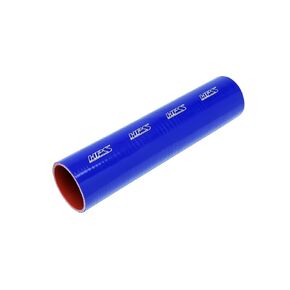 HPS 7/16" ID, 12" Length, Silicone Coupler Tube Hose, High Temp 4-Ply Reinforced, 100 Psi Max. Pressure, 350F Max. Temperature, ST-81138-BLUE, Silicone, Blue