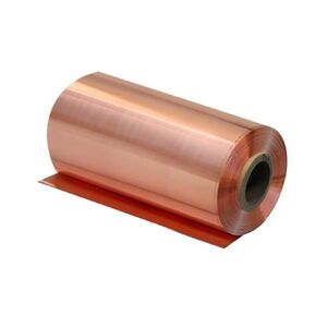 0.08mm x 100mm x 1000mm 99.9% Pure Copper Cu Metal Sheet Foil
