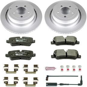 Power Stop ESK5624 Rear Euro-Stop Brake Kit L& Rover and 1 Rear Sensor Wire