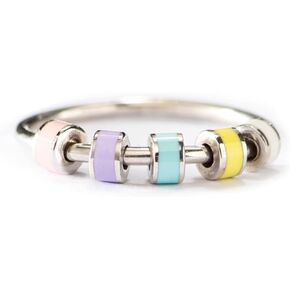 STORYJEWELLERY Story Jewellery Fidget Ring for Best Friends, Friendship Ring, Anti Anxiety Spinner Spinning Ring for Friends, Friendship Gifts for Women, Gifts for Best Friends Women
