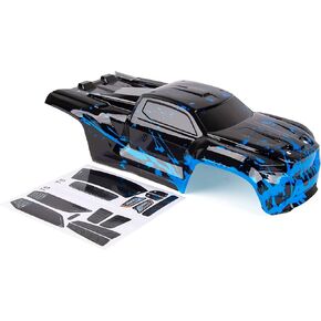 هيكل مخصص من Musbeler متوافق مع غطاء شاحنة Sledge 6S 4WD 1/8 (نمط الشرطة)