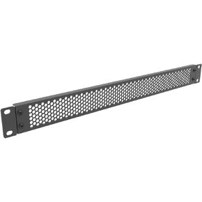 Jingchengmei 1U Perforated Rack Mount Blank Panel - Steel 1U Spacer Panel for 19-Inch Network Cabinet or Server Rack Black