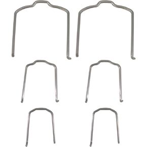 ASTAMOTOR 154 23 Radiator Hose Retaining Spring Horse Shoe Clip Clamp Fit For BMW E39 E38 E60 E90 745Li X5 E46 325i 328i M3 540i 740iL 740i, 2 Pack