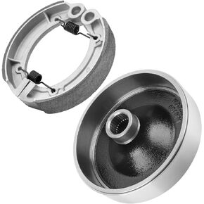 Rear Brake Drum Hub for Yamaha Grizzly 350 Bruin 250 350 Big Bear 250 2004-2014 Big Bear 400 2005-2006 Wolverine 350 2006-2009 Kodiak 400 2x4 2003-2004 Kodiak 400 4x4 2004