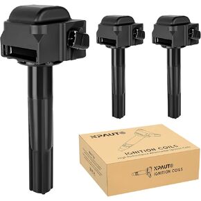 NPAUTO Ignition Coil Pack Compatible with V6 3.0L 1996 1997 1998 1999 2000 2001 Toyota Camry Sienna Avalon Solara, Lexus ES300 UF-155 - (Engine ID 1MZFE), Set of 3