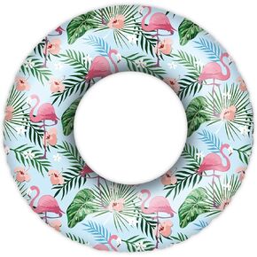 Polita Pool Tubes for Adults, Pool Floats Tube with Printed, Summer Beach Party Pool Inner Tubes for Adults Kids