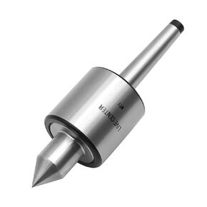 MT1 Live Center, 60 Degree Morse Taper 1MT, 5000 Max RPM, Precision Lathe Medium Duty Live Tailstock Center for Triple Bearing Lathe Medium Duty CNC Work