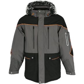 RefrigiWear Men’s PolarForce Parka Insulated Work Jacket, -40°F Comfort Rating