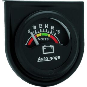 AUTO METER 2356 Autogage Electric Voltmeter Gauge , 1.500 in.
