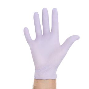 HALYARD LAVENDER NITRILE Exam Gloves, Powder-Free, Non-Sterile, 3.1 mil, 9.5", Lavender, X-Small, 52816 (Box of 250)