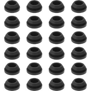 إنشاء فكرة 24 قطعة RV Stove Top Grommets حلقة مطاطية سوداء متوافقة مع Magic Chef Cooker Grates مجموعة حلقات مطاطية واقية لطباخات RV 16x7x8 مم in Kuwait