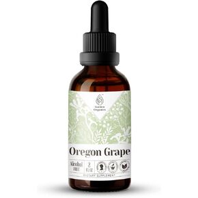 Oregon Grape Alcohol-Free Natural Tincture Extract, Immune System Booster, Liquid Drops Made from 100% (2 fl oz)