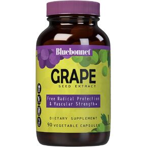 BlueBonnet Super Fruit Grape Seed Extract Supplement, 90 Count