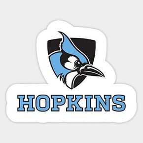 Set of 3 -John Hopkins University Sticker