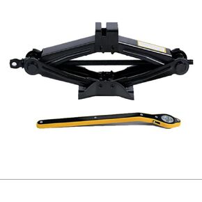 Scissor Jack with Ratchet Handle Effort Saving,for/SUV/MPV Tyre Repair Changing Tool (1.5T)