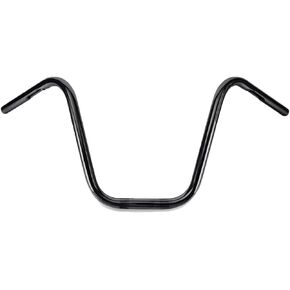 Burly Brand Narrow Bottom Ape Hanger Handlebar - 12 inch Height, Black Finish, For Harley Davidson and Most Motorcycles (B28-348)